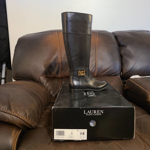Lauren Ralph Lauren Berdie Black 5 B (M) - Picture 1 of 3
